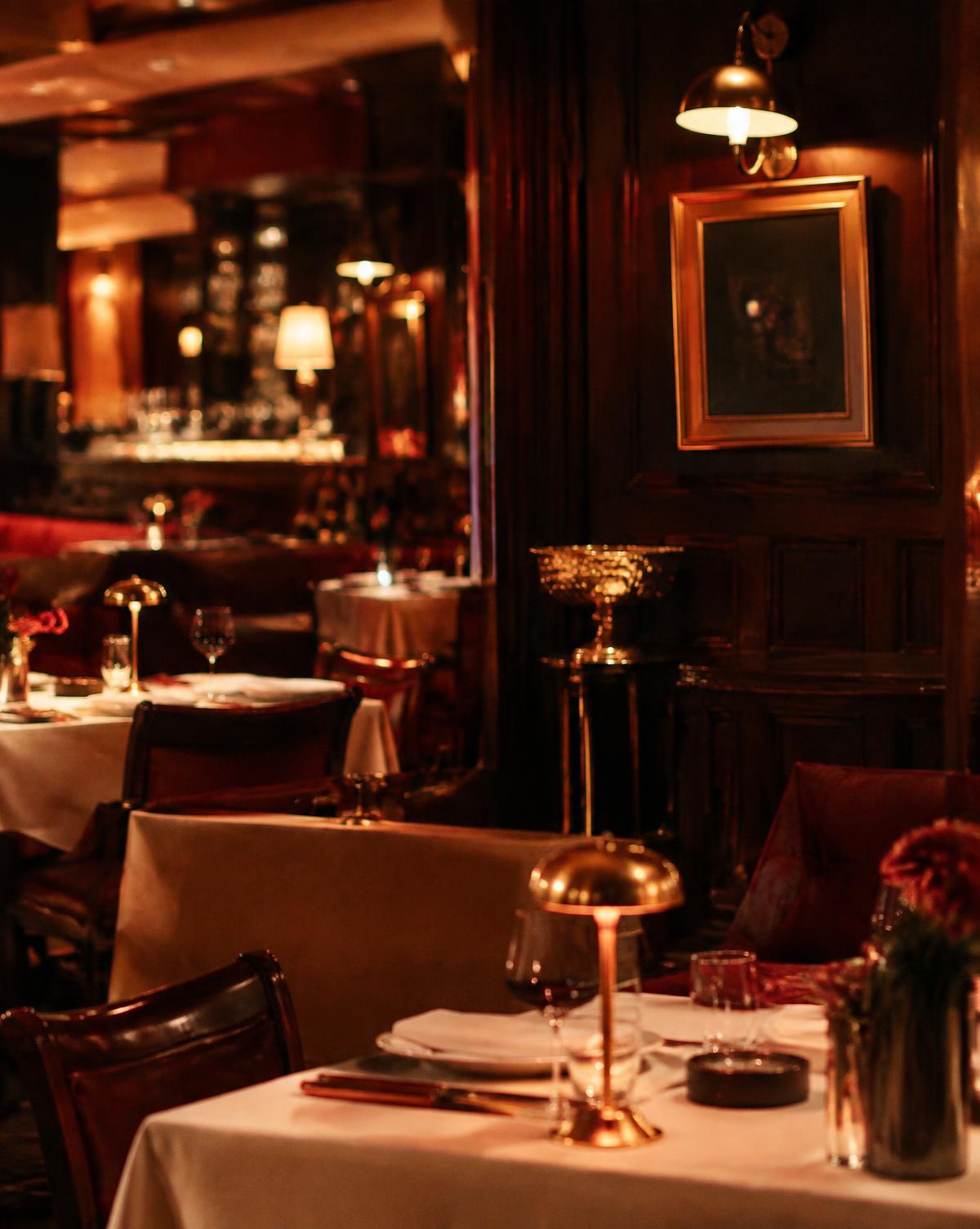 The dining room at Turkish Delight